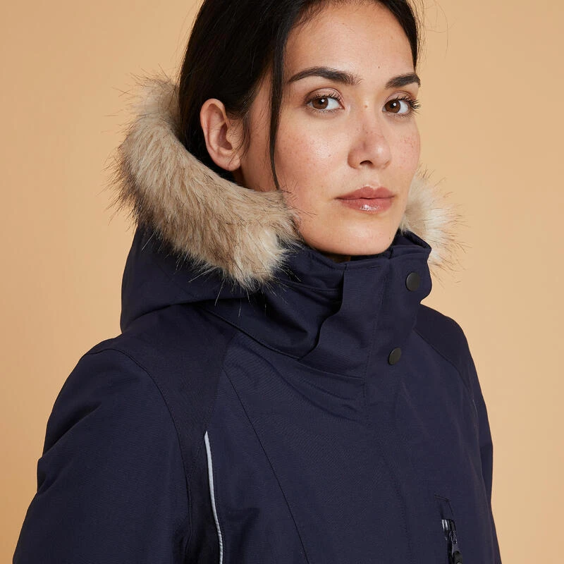 Veste équitation Chaude Et Imperméable Femme - 580 Marine – Image 3
