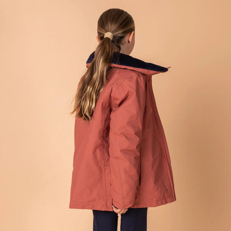Veste équitation Imperméable Et Chaude Enfant - 500 Terracotta – Image 3