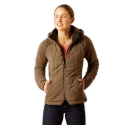Veste Imperméable à Capuche Femme Ariat Zonal